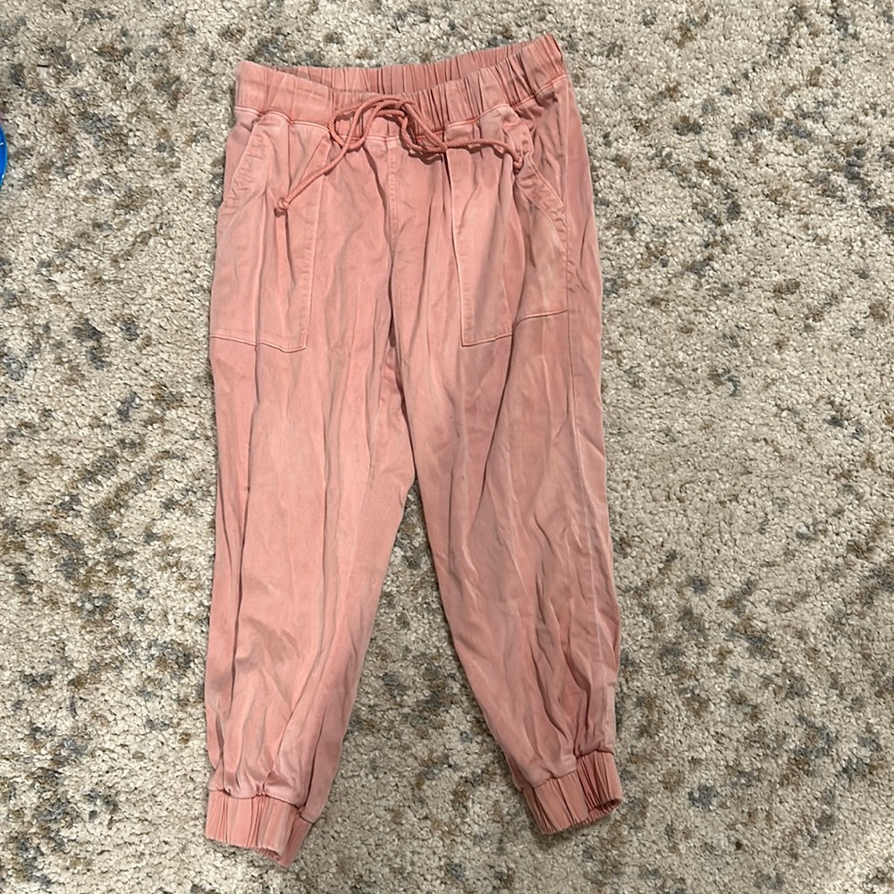 Side Stitch Pink Joggers Size PS